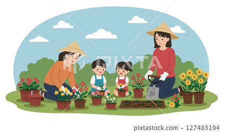 全家共享園藝！種植綠植的樂趣 127483194