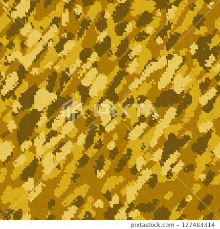 Seamless camouflage fabric texture. Hi-res (8000x8000) texture. 127483314