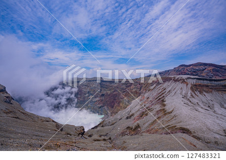 （熊本縣）阿蘇山 - 中岳火山口冒煙 127483321