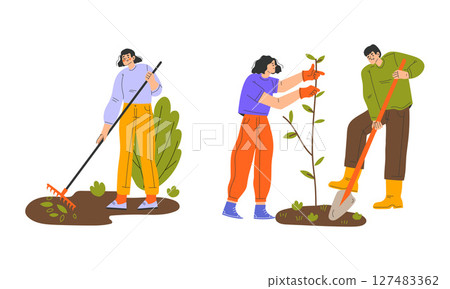Engaging in Community Gardening and Participating in Planting Activities Benefits Everyone 127483362