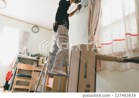 Air conditioner removal and replacement 127483639