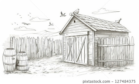 Mining workers back, yellow helmet, facing bulldozer in open-pit mine scene. Mining workers back, yellow helmet, facing bulldozer in open-pit mine scene. 127484375