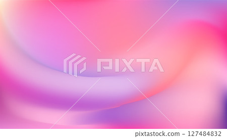 Light pink yellow gradient iridescent background. Rainbow colored 127484832