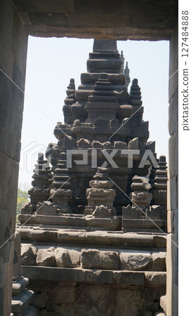 Antiquities in Prambanan Temple 127484888
