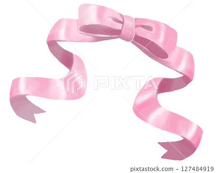 Rich pink ribbon 127484919