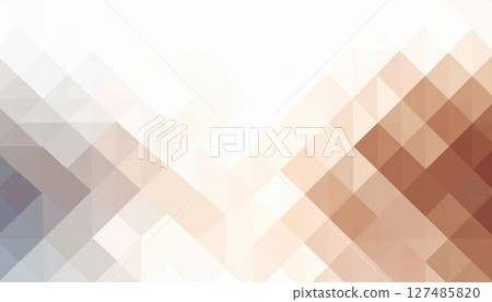 《AI Image》Brown geometric pattern background material 127485820