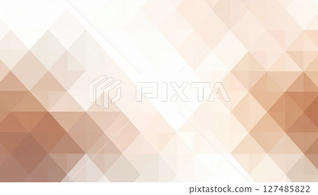 《AI Image》Brown geometric pattern background material 127485822