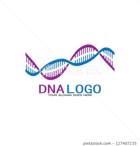 DNA vector logo design template.modern medical logotype.laboratory science icon symbol.colorful pharmacology sign-vector DNA vector logo design template.modern medical logotype.laboratory science icon symbol.colorful pharmacology sign-vector 127487135