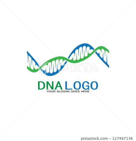 DNA vector logo design template.modern medical logotype.laboratory science icon symbol.colorful pharmacology sign-vector DNA vector logo design template.modern medical logotype.laboratory science icon symbol.colorful pharmacology sign-vector 127487136
