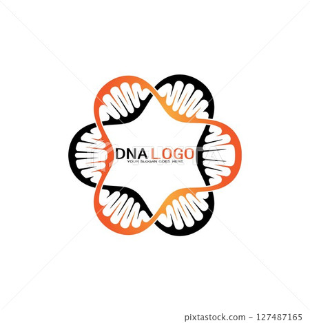 DNA vector logo design template.modern medical logotype.laboratory science icon symbol.colorful pharmacology sign-vector DNA vector logo design template.modern medical logotype.laboratory science icon symbol.colorful pharmacology sign-vector 127487165