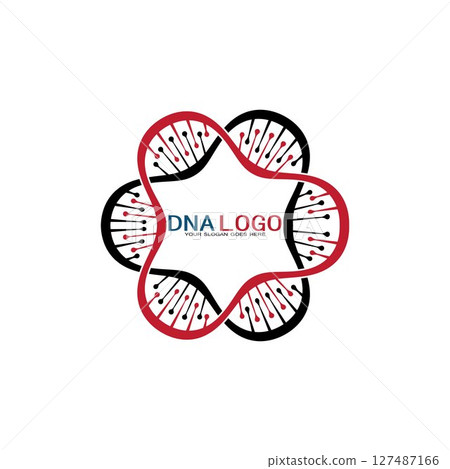 DNA vector logo design template.modern medical logotype.laboratory science icon symbol.colorful pharmacology sign-vector DNA vector logo design template.modern medical logotype.laboratory science icon symbol.colorful pharmacology sign-vector 127487166