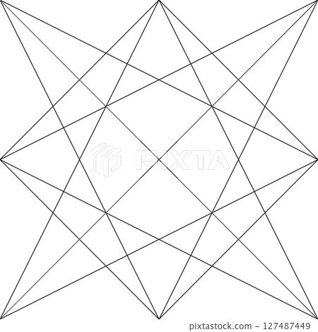 Seamless pattern with ornamental geometric background. Seamless pattern with ornamental geometric background. 127487449