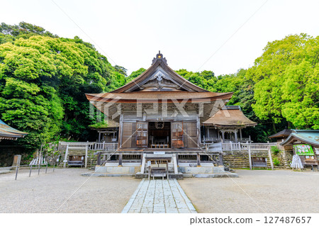 Early summer at Keta Taisha Shrine, Ichinomiya of Noto Province, Hakui City, Ishikawa Prefecture Early summer at Keta Taisha Shrine, Ichinomiya of Noto Province, Hakui City, Ishikawa Prefecture 127487657