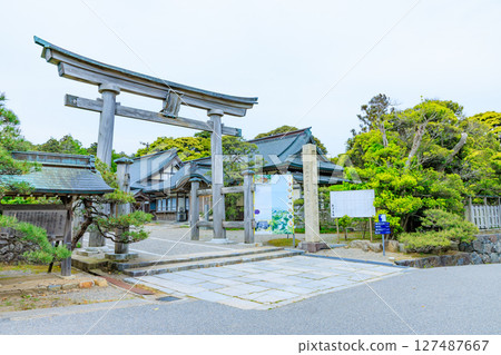 Early summer at Keta Taisha Shrine, Ichinomiya of Noto Province, Hakui City, Ishikawa Prefecture Early summer at Keta Taisha Shrine, Ichinomiya of Noto Province, Hakui City, Ishikawa Prefecture 127487667