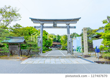 石川縣羽咋市能登國一宮氣多大社的初夏 石川縣羽咋市能登國一宮氣多大社的初夏 127487670