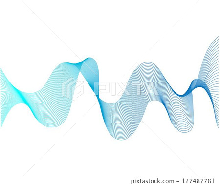 sound wave ilustration logo 127487781