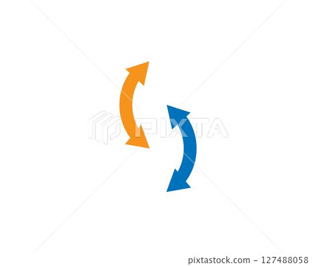 Arrows vector illustration icon Arrows vector illustration icon 127488058