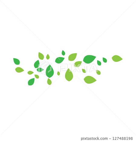green leaf ecology nature element vector icon 127488198