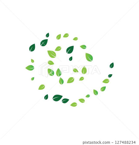 green leaf ecology nature element vector icon green leaf ecology nature element vector icon 127488234