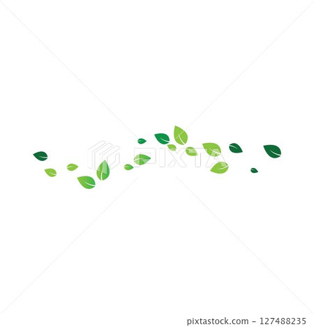 green leaf ecology nature element vector icon 127488235
