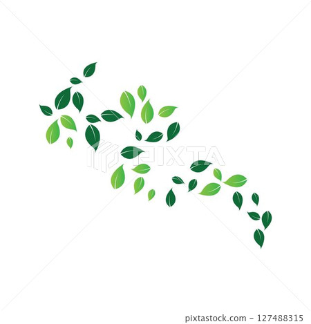green leaf ecology nature element vector icon green leaf ecology nature element vector icon 127488315
