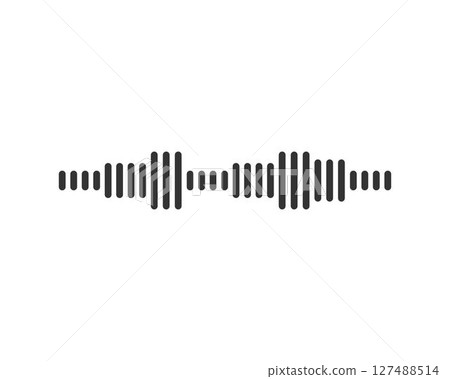 sound wave ilustration logo vector sound wave ilustration logo vector 127488514