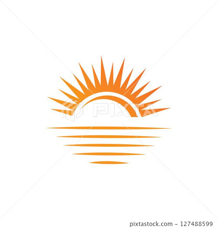 Vector sun Icon Logo Template Vector sun Icon Logo Template 127488599