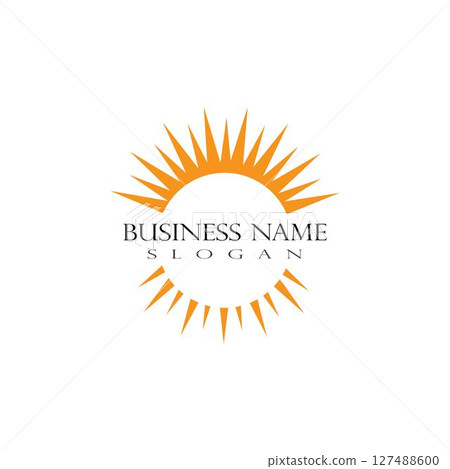 Vector sun Icon Logo Template Vector sun Icon Logo Template 127488600