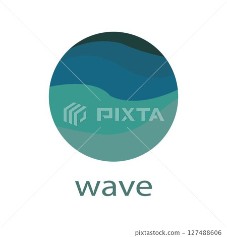 Water wave Logo Template 127488606