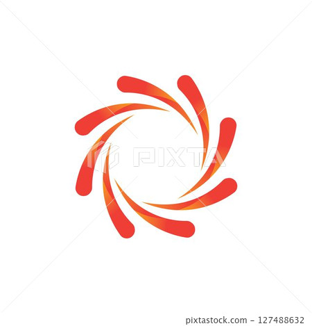 Vector sun Icon Logo Template 127488632