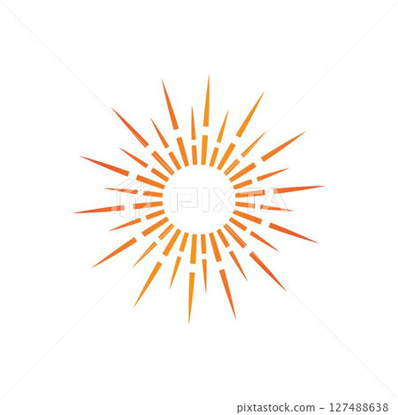 Vector sun Icon Logo Template 127488638