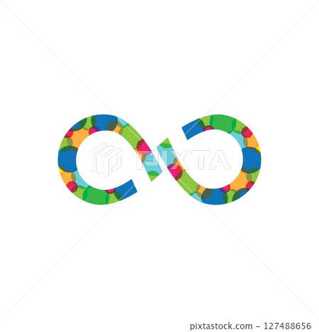 Infinity logo template Infinity logo template 127488656