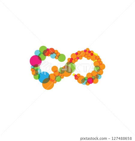 Infinity logo template Infinity logo template 127488658