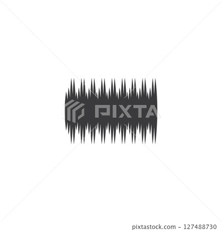 sound wave ilustration logo vector sound wave ilustration logo vector 127488730