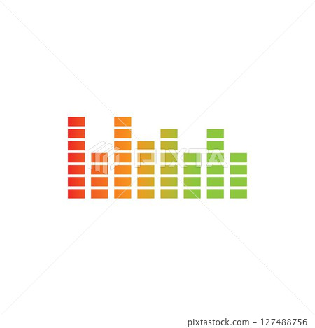 sound wave ilustration logo vector 127488756