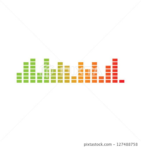 sound wave ilustration logo vector sound wave ilustration logo vector 127488758