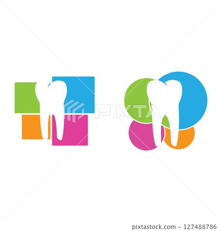 Dental logo Template vector illustration 127488786