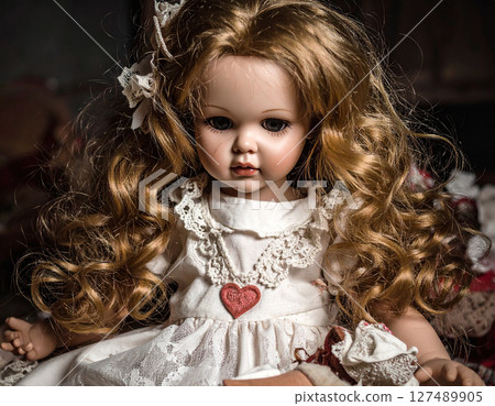 girl in white dress 127489905