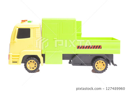 toy car the truck isolated on a white toy car the truck isolated on a white 127489960