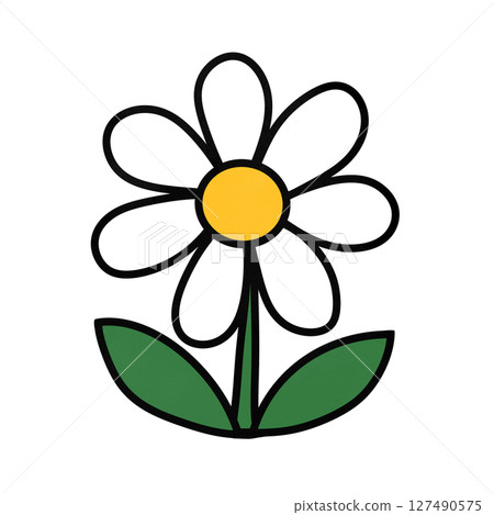 strawberry icon with long shadow 127490575