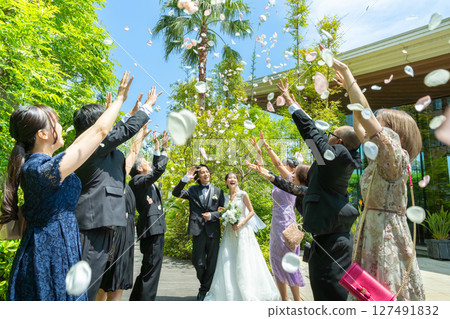 婚禮鮮花淋浴 婚禮鮮花淋浴 127491832