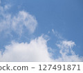 藍天白雲晴朗天空風景晴天 127491871