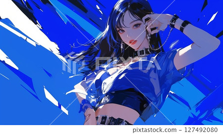Cool female dance group 127492080