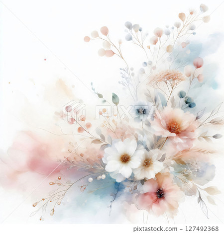 Watercolor Texture Abstract Watercolor Texture Abstract 127492368