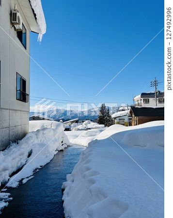 野澤溫泉的冬景 野澤溫泉的冬景 127492996