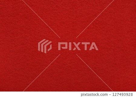 Red felt texture background - close-up of soft fabric surface. Seamless background, graphic design, scrapbooking, textile layouts, creative projects. Red felt texture background - close-up of soft fabric surface. Seamless background, graphic design, scrapbooking, textile layouts, creative projects. 127493928