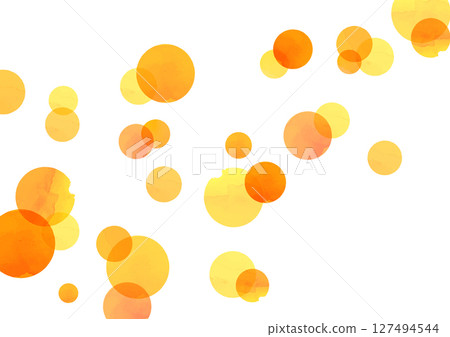 Watercolor style bubbles background material 127494544