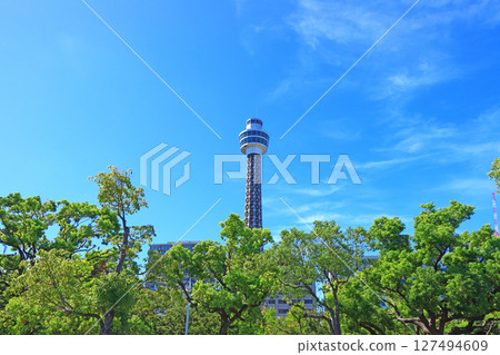 Scenery of Yokohama Marine Tower, Yokohama City, Kanagawa Prefecture Scenery of Yokohama Marine Tower, Yokohama City, Kanagawa Prefecture 127494609