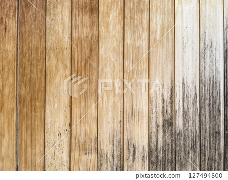 Background material of wooden boards. Background material with a solid antique wood grain. Door boards, wall boards, planks, flooring, wooden floors 127494800