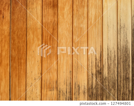 木板背景材料。具有古樸紋理的背景材質。門板、牆板、木板、地板、木地板 127494801
